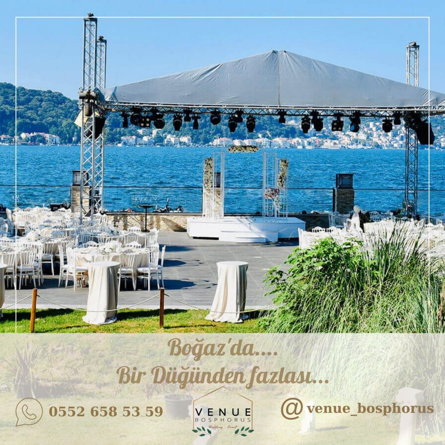 Boğaz Manzaralı Düğün Mekanları